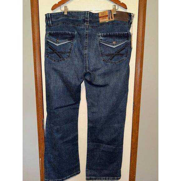 NWT T.K.โAxel Stretch Slim Boot Jeans Size 40X32 - Picture 2 of 12